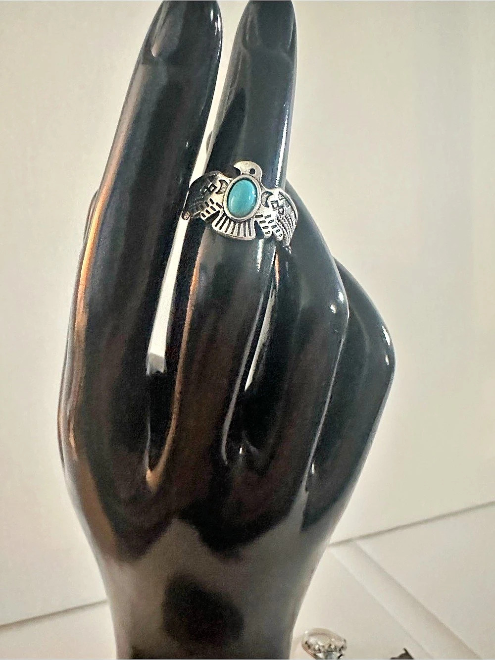 Turquoise-Color Stone Ring Collection - Picture 3 of 14